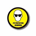 Ergomat 17in CIRCLE SIGNS - Eye Protection Required DSV-SIGN 289 #6001 -UEN